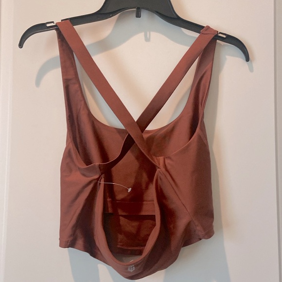 Free People Brown Crop Top - Picture 2 of 4